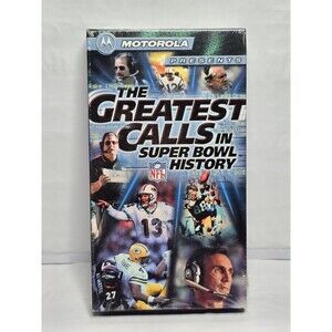Motorola Presents The Greatest Calls In Super Bowl History (VHS, 1999)